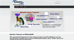 Desktop Screenshot of bardemtasarim.com